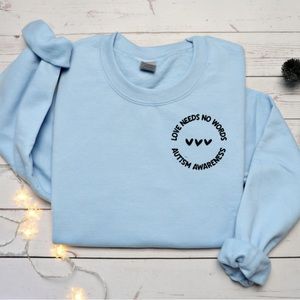 Light Blue Autism Awareness Crew